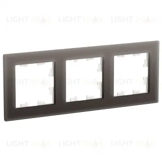 Рамка тройная Schneider Electric Atlasdesign Nature, мокко стекло ATN320603 ATN320603