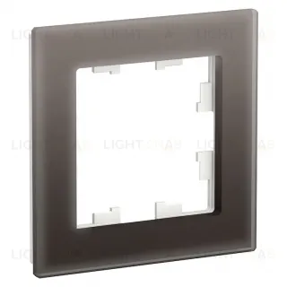 Рамка одинарная Schneider Electric Atlasdesign Nature, мокко стекло ATN320601 ATN320601