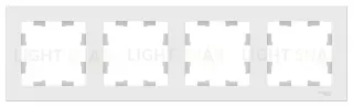 Рамка четверная Schneider Electric Atlasdesign, лотос ATN001304 ATN001304