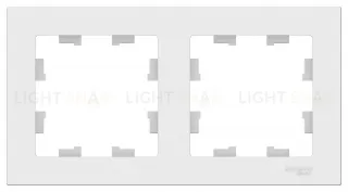 Рамка двойная Schneider Electric Atlasdesign, лотос ATN001302 ATN001302