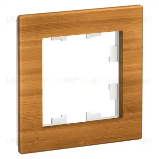 Рамка одинарная Schneider Electric Atlasdesign Nature, дерево бамбук ATN353201 ATN353201