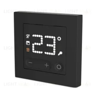 Термостат программируемый для электрического теплого пола Atlasdesign SMART Zigbee, 16А, черный ATN001038Z ATN001038Z