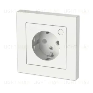 Розетка с заземлением со шторками Schneider Electric Atlasdesign 16А, белый ATN000145 ATN000145