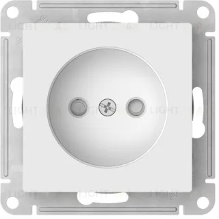 Розетка без заземления со шторками Schneider Electric Atlasdesign 16А, быстрозажим. клем., белый ATN000149S ATN000149S