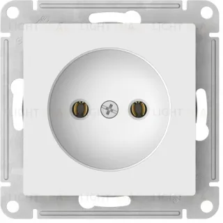 Розетка без заземления Schneider Electric Atlasdesign 16А, быстрозажим. клем., белый ATN000141S ATN000141S