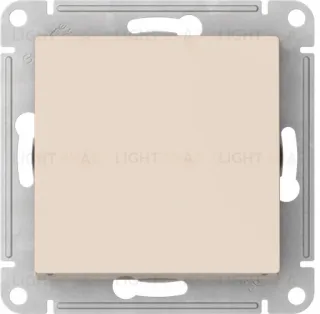 Выключатель одноклавишный проходной Schneider Atlasdesign 10А, быстрозажим. клем., бежевый ATN000261S ATN000261S