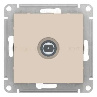Розетка TV одиночная Schneider Electric Atlasdesign, бежевый ATN000293 ATN000293