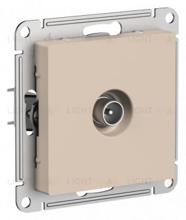 Розетка TV одиночная Schneider Electric Atlasdesign, песочный ATN001293 ATN001293