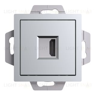 Розетка HDMI одинарная Schneider Electric Atlasdesign, алюминий ATN000380 ATN000380