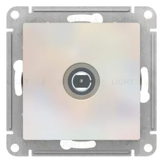 Розетка TV одиночная Schneider Electric Atlasdesign, жемчуг ATN000493 ATN000493