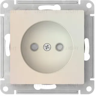 Розетка без заземления со шторками Schneider Electric Atlasdesign 16А, быстрозажим. клем., жемчуг ATN000449S ATN000449S