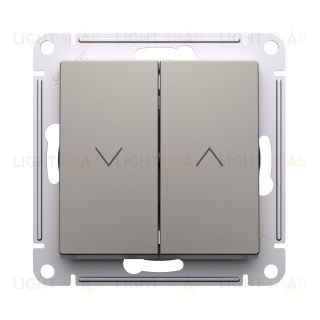 Выключатель управления для жалюзи и рольставней Schneider Electric Atlasdesign 10А/250В, шампань ATN000519 ATN000519