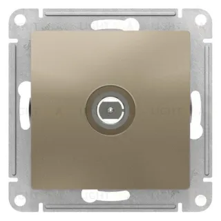 Розетка TV одиночная Schneider Electric Atlasdesign, шампань ATN000593 ATN000593