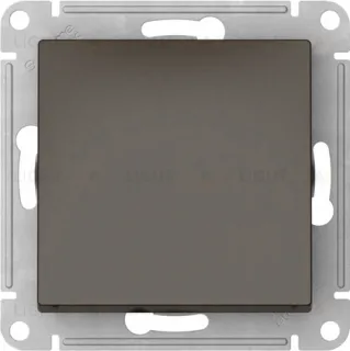 Выключатель одноклавишный проходной Schneider Atlasdesign 10А, быстрозажим. клем., мокко ATN000661S ATN000661S