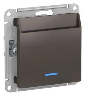 Карточный выключатель с задержкой времени 10А/250 В~ Schneider Electric Atlasdesign, мокко ATN000667 ATN000667