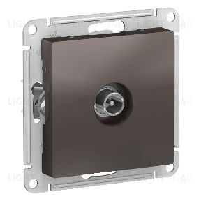 Розетка TV проходная Schneider Electric Atlasdesign 4DB, мокко ATN000692 ATN000692