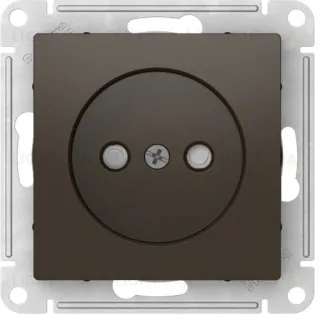Розетка без заземления со шторками Schneider Electric Atlasdesign 16А, быстрозажим. клем., мокко ATN000649S ATN000649S
