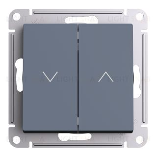 Выключатель управления для жалюзи и рольставней Schneider Electric Atlasdesign 10А/250В, грифель ATN000719 ATN000719