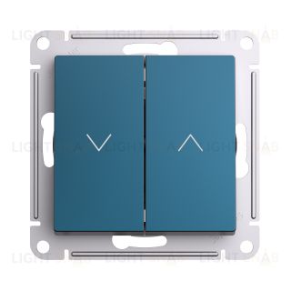 Выключатель управления для жалюзи и рольставней Schneider Electric Atlasdesign 10А/250В, изумруд ATN000819 ATN000819