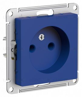 Розетка без заземления Schneider Electric Atlasdesign 16А, аквамарин ATN001141 ATN001141