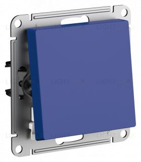 Выключатель одноклавишный кнопочный Schneider Electric Atlasdesign 10А, аквамарин ATN001115 ATN001115