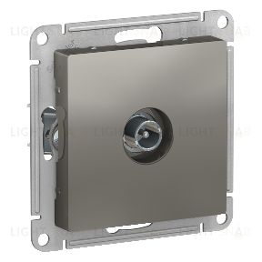 Розетка TV проходная Schneider Electric Atlasdesign 4DB, сталь ATN000992 ATN000992