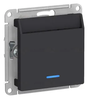 Карточный выключатель с задержкой времени 10А/250 В~ Schneider Electric Atlasdesign, карбон ATN001067 ATN001067