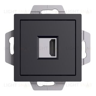 Розетка HDMI одинарная Schneider Electric Atlasdesign, карбон ATN001080 ATN001080