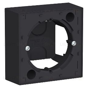 Коробка накладного монтажа Schneider Electric Atlasdesign, карбон ATN001000 ATN001000