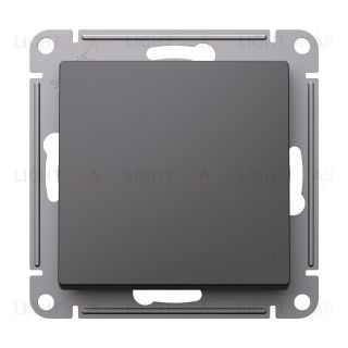 Выключатель одноклавишный Schneider Atlasdesign 10А, базальт ATN001411 ATN001411