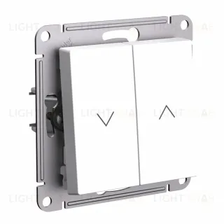 Выключатель управления для жалюзи и рольставней Schneider Electric Atlasdesign 10А/250В, лотос ATN001319 ATN001319