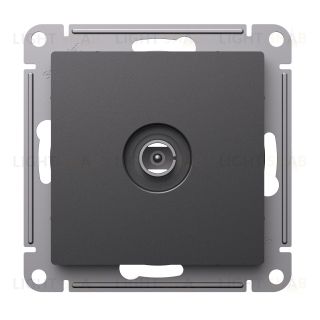 Розетка TV одиночная Schneider Electric Atlasdesign, базальт ATN001493 ATN001493