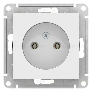 Розетка без заземления Schneider Electric Atlasdesign 16А, лотос ATN001341 ATN001341