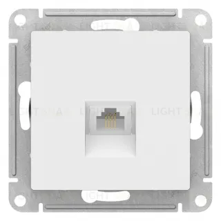Розетка телефонная одинарная Schneider Electric Atlasdesign RJ11, лотос ATN001381 ATN001381