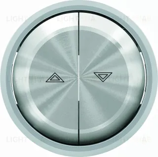 Выключатель управления жалюзи клавишный ABB Skymoon, хром 2CLA814410A1001+2CLA864400A1401 2CLA814410A1001 + 2CLA864400A1401