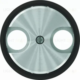 Розетка TV-R/SAT единственная ABB Skymoon, черное стекло 2CLA815130A1001+2CLA865000A1501 2CLA815130A1001 + 2CLA865000A1501