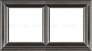 Рамка двойная Jung Eco Profi Deco, антрацит EPD482AN EPD482AN