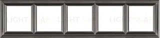 Рамка пятерная Jung Eco Profi Deco, антрацит EPD485AN EPD485AN