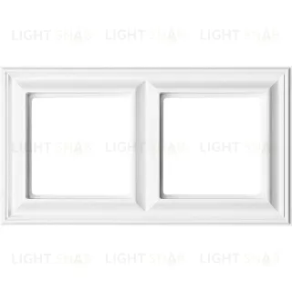 Рамка двойная Jung Eco Profi Deco, белый EPD482WW EPD482WW