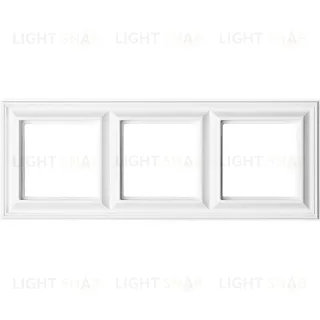 Рамка тройная Jung Eco Profi Deco, белый EPD483WW EPD483WW