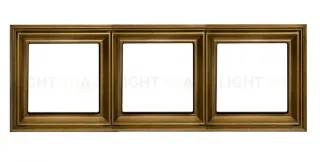 Рамка тройная Jung Eco Profi Deco, античная латунь EPD483AT EPD483AT