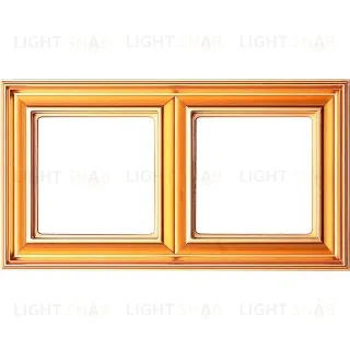 Рамка двойная Jung Eco Profi Deco, золото EPD482GO EPD482GO