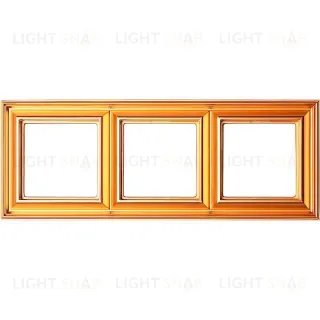 Рамка тройная Jung Eco Profi Deco, золото EPD483GO EPD483GO