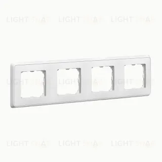 Рамка четверная Legrand Cariva белый 773654 773654