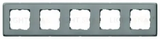 Рамка пятерная Legrand Cariva жемчужно-серый 773695 773695