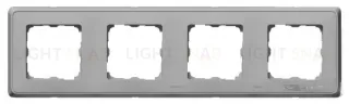 Рамка четверная Legrand Cariva алюминий 773674 773674