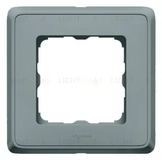 Рамка одинарная Legrand Cariva жемчужно-серый 773691 773691