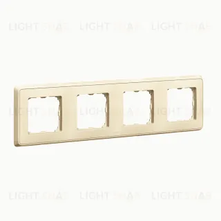 Рамка четверная Legrand Cariva слоновая кость 773754 773754