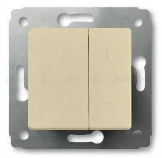 Светорегулятор клавишный 60-500 Вт Legrand Cariva слоновая кость 773715 773715