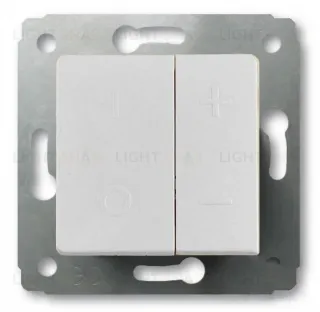 Светорегулятор клавишный 60-500 Вт Legrand Cariva белый 773615 773615